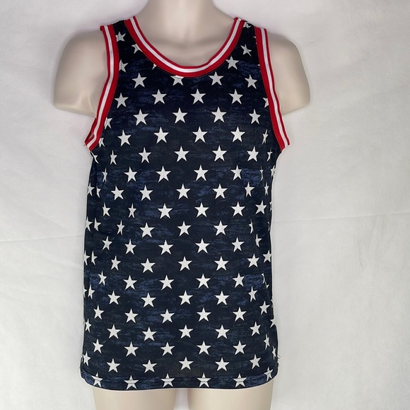 Red White & Blue Stars & Stripes Tank Top - Picture 2 of 5